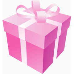 包装素材卡通手绘图片 粉色礼盒
