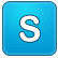 skype完成社会图标