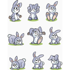 卡通兔子合集