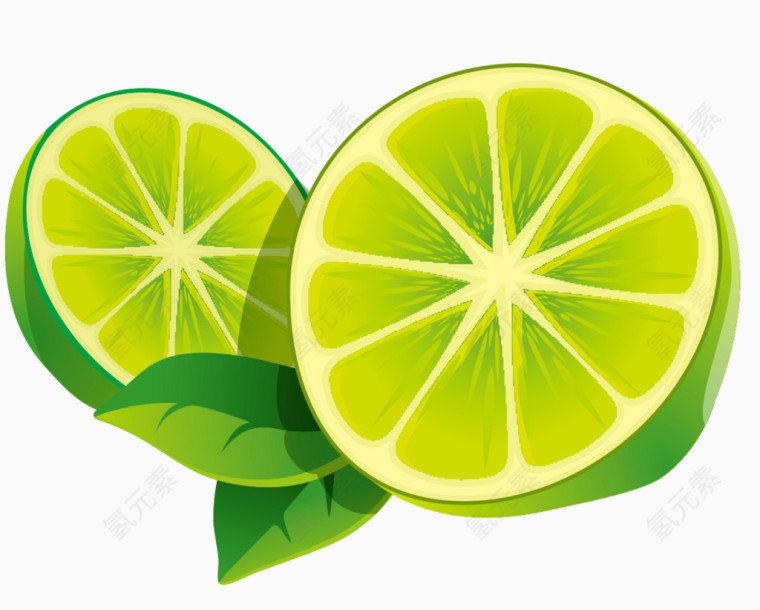 绿色清新柠檬