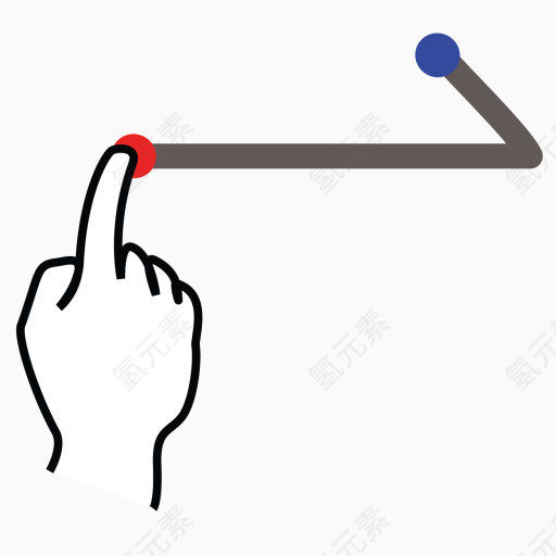 脑卒中符号箭头是 的gestureworks图标