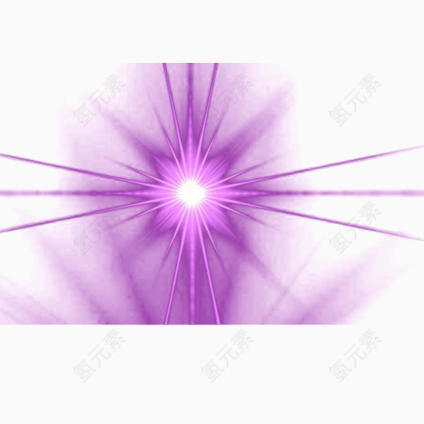 紫色放射状科技炫光