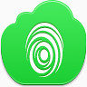 手指打印free-green-cloud-icons