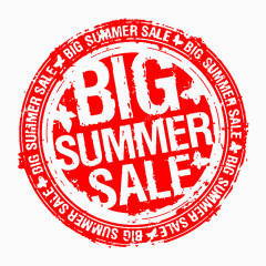 Bigsummersale英文促销标签