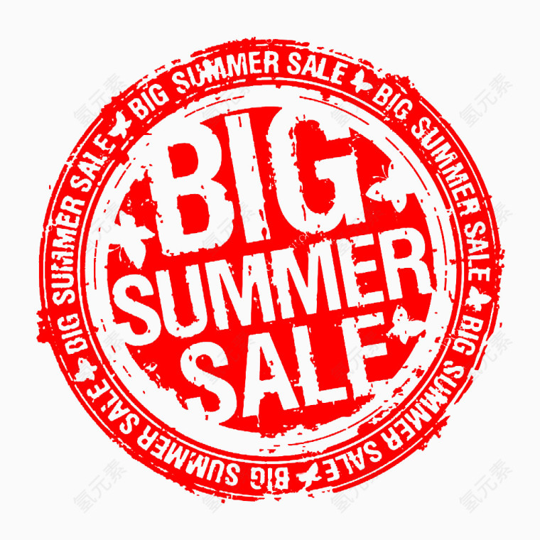 Bigsummersale英文促销标签