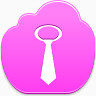 领带Pink-cloud-icons