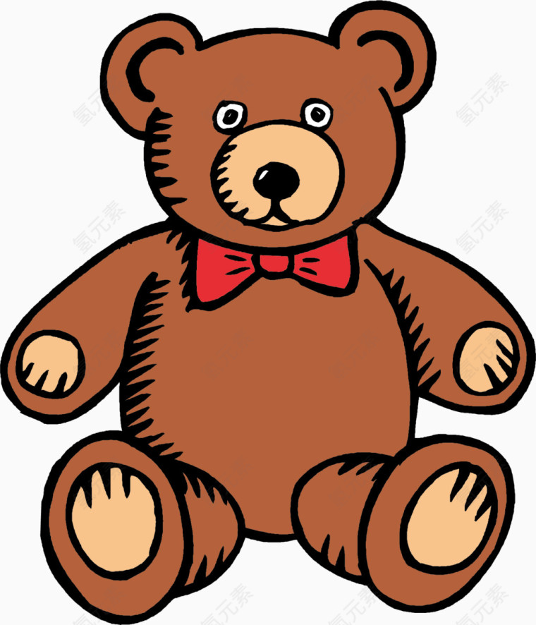 棕色玩具熊