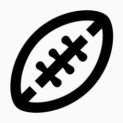 橄榄球运动体育运动。Android L（棒棒糖）图标。