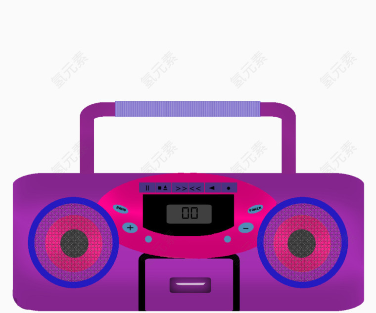 收音机紫色
