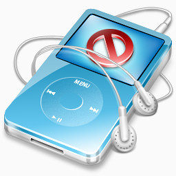 iPod视频蓝色没有断开关闭取消停止iPod视频