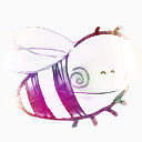 紫红色小蜜蜂