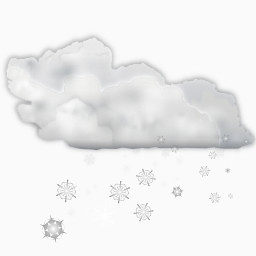 Status weather snow scattered Icon