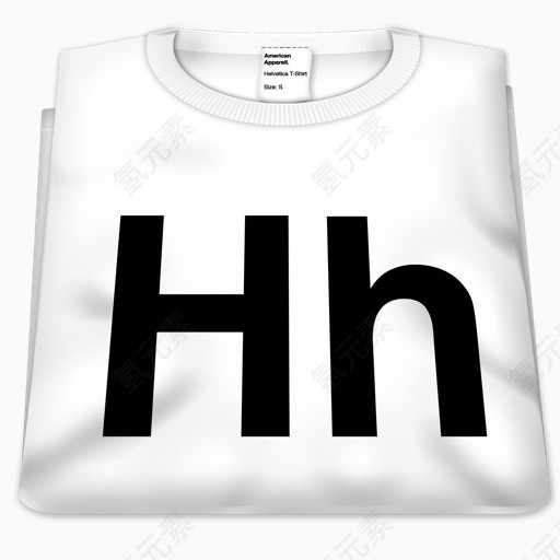 HH透视衬衫helvetica-t-shirts-cs5-icons