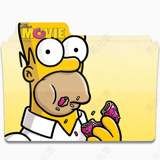 的辛普森一家电影文件夹The-Simpsons-Folder-icons