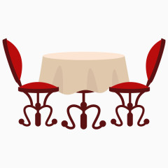 卡通餐桌桌椅餐厅
