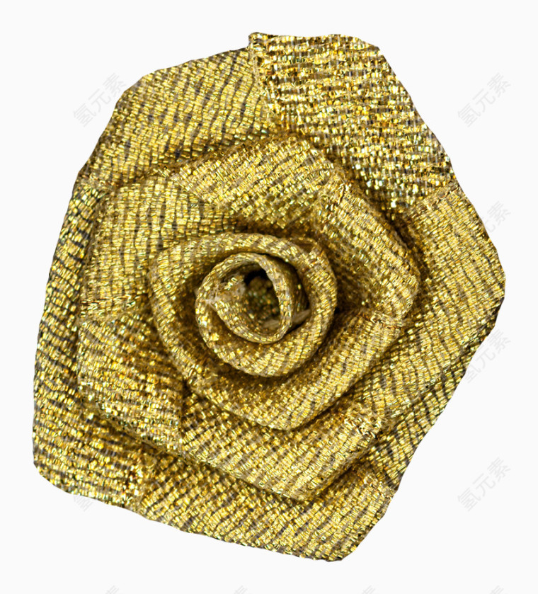 金色花朵装饰