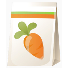 胡萝卜纸袋