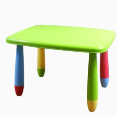 绿色圆角小桌子
