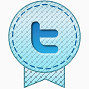 推特retro-social-ribbons-icons