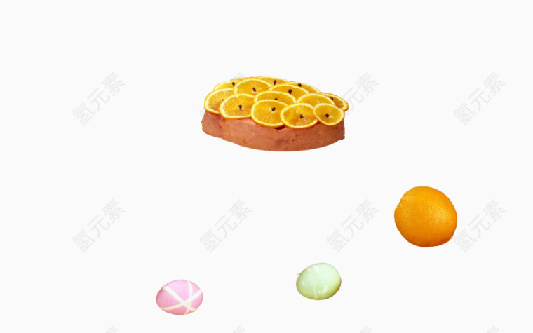 橙子午餐肉拼盘彩蛋