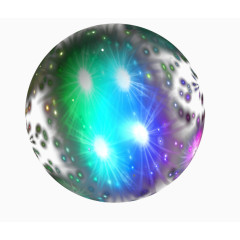 光芒球形透明素材