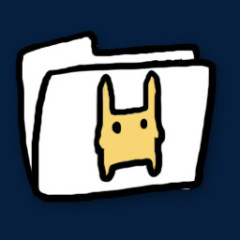 白色的兔子18-Yellow-Rabbits-Icon-Set