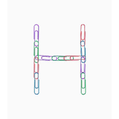 回形针字母H