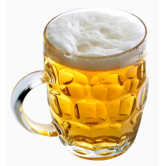 啤酒 透明玻璃杯