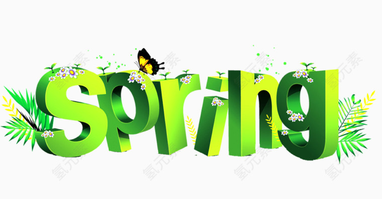 spring英文创意设计