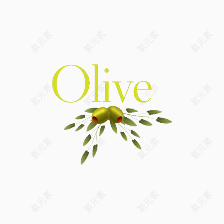 橄榄olive免抠素材