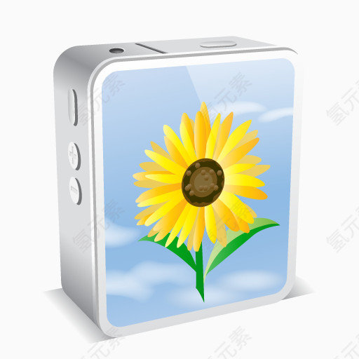 iPhone4迷你白花iphone-4-mini-icons