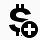 货币标志美元添加Simple-Black-iPhoneMini-icons