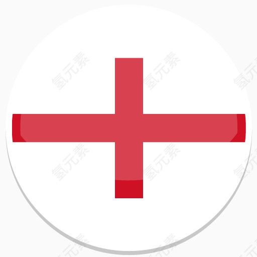 英格兰2014 -世界-杯标志-平-图标