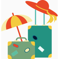 行李箱遮阳帽太阳伞