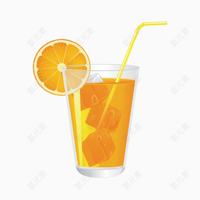 食品饮料淘宝素材橙汁