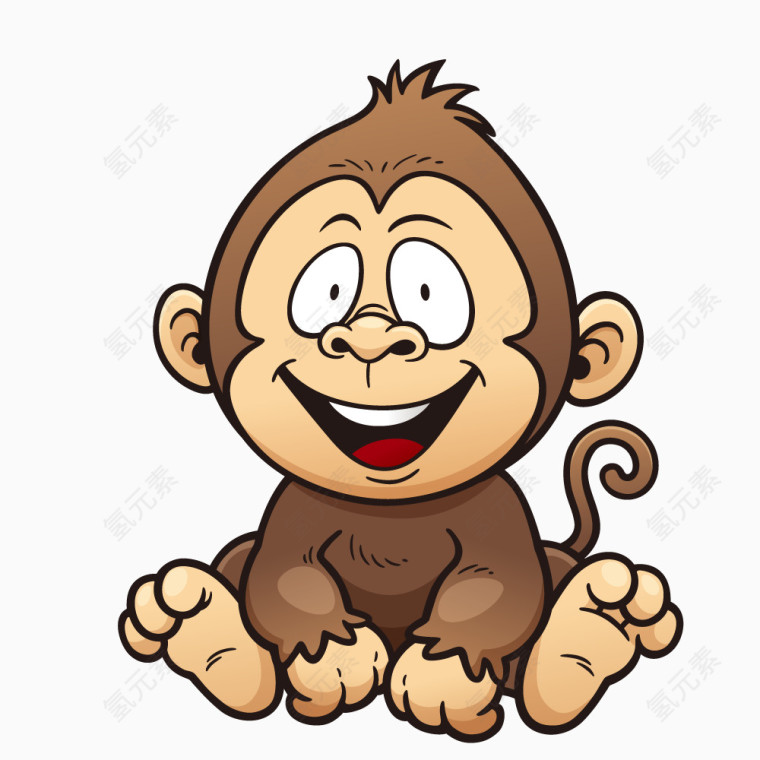 爱笑的小猴子