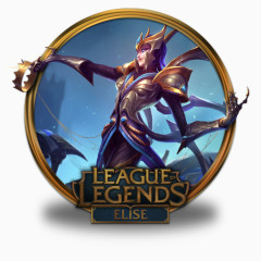 伊莉斯胜利的league-of-legends-gold-border-icons