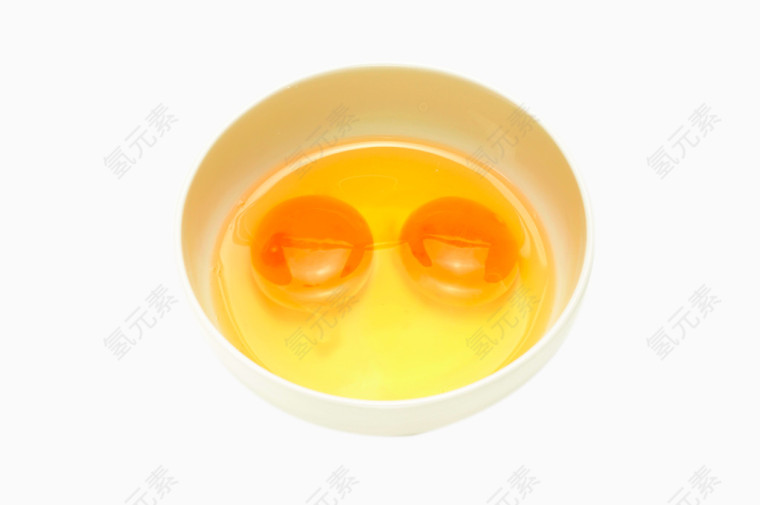 碗里的双黄生鸡蛋