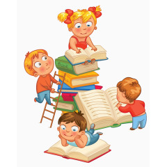儿童与知识书籍