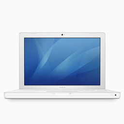 苹果笔记本电脑白色的Mac-icon-set