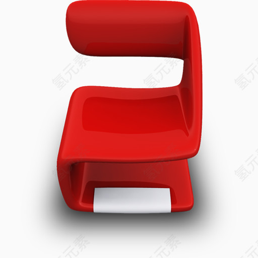 三维沙发椅红色
