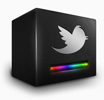 推特Colorful-Mail-Box-icons