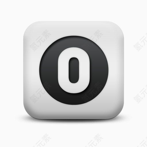 不光滑的白色的广场图标字母数字固体Alphanumeric-icons