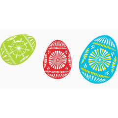复活节彩蛋彩色鸡蛋