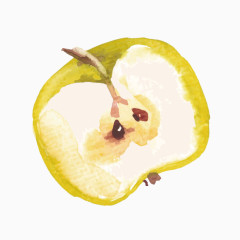 卡通手绘苹果