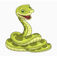 卡通手绘蛇
