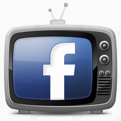 social-media-tv-set-icons