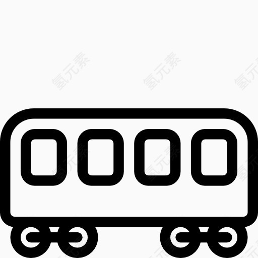 railroad car icon