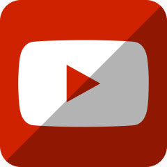 YouTube社会阴影圆角矩形