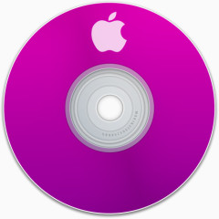 苹果紫色CDDVD盘磁盘保存极端媒体